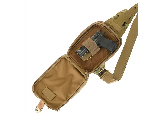 Сумка M-Tac Sling Pistol Bag Elite Hex з липучкою Multicam/Coyote Фото 3